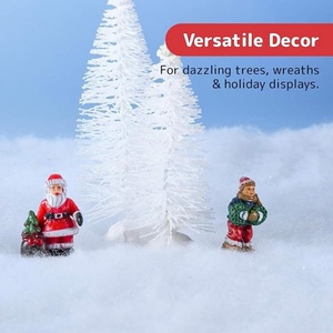 Rollo de alfombra de nieve <span class=keywords><strong>falsa</strong></span> de invierno, manta de nieve <span class=keywords><strong>navideña</strong></span> para decoración de pueblo y <span class=keywords><strong>chimenea</strong></span> de vacaciones - Product Image 4