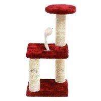 Arbre à chat minimaliste en sisal avec griffoir et plateforme de saut, modèle MX01, pour le commerce international