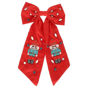 Premium Alligator <b>Hair</b> <b>Bow</b> Accessory <b>Clip</b> Versatile Designer Handcrafted New Fashion Colorful Fabric for Girls Hot Popular - Product Image 5