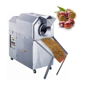 Kleine elektrische Sojabohnen Cashew nuss Sesam Kürbis kern Mais Erdnuss Trocken korn Chili Röster Maschinen zum Verkauf