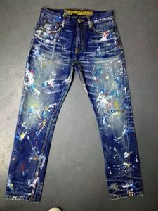 جينز دينيم ياباني عالي الجودة بتصميم مخصص من لوتفيل، موديل 064 بغسيل قديم ومظهر متهالك - Product Image 6