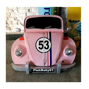 Gabinete de almacenamiento de pared 3D cabeza de <span class=keywords><strong>coche</strong></span> <span class=keywords><strong>escarabajo</strong></span> de hierro retro personalizado bar grande decorativo bar restaurante decoración de pared - Product Image 1