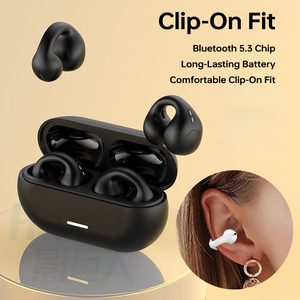 TWS True Wireless5.3 <strong>Ear</strong> Clip Earbuds with Digital Display IPX5 Waterproof Open <strong>Ear</strong> Bone Conduction 3D Stereo Bass for Daily Use - Product Image 3