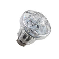 Lumière LED Pixel Cabochon 40mm pour Manèges d'Attraction, Haute Luminosité, Extérieure, Adressable, IP65, AC 24V RGB E14 Turbo LED