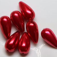 Perles en forme de larme colorées scintillantes, accessoire de bijouterie, perle artificielle en forme de goutte de pluie, breloques de décoration DIY pour filles, pour collier, bracelet