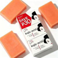 Jabón Sólido de Papaya Filipina OEM con Ácido Kójico, Aceite Esencial Facial y Corporal, Jabón Hidratante Hecho a Mano, en Stock