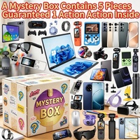 Action Camera Garantita Inclusa nella Grande Scatola Misteriosa con 5 Articoli Casuali: Console di Gioco, Smartwatch, Auricolari, Occhiali, Cavi, Scatole