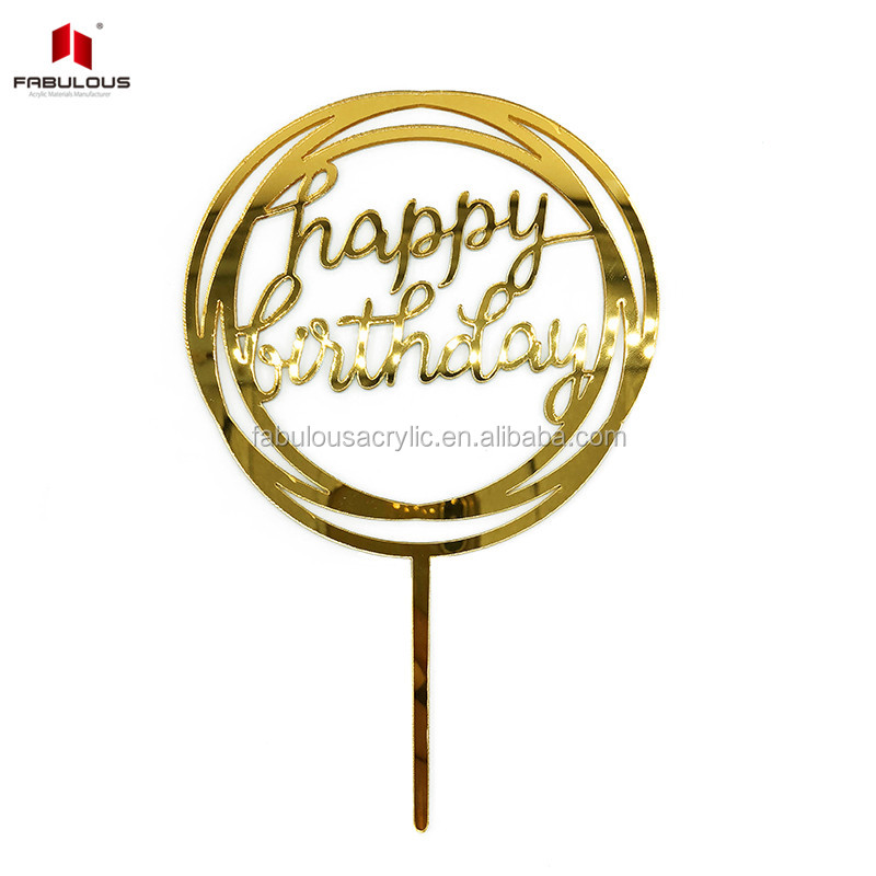 Украшение для торта на свадьбу и день рождения, Топпер для торта на день рождения, Круглый инструмент для украшения свадебного торта