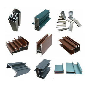 Profilé de porte en alliage d'aluminium personnalisé <span class=keywords><strong>Meishan</strong></span> isolation thermique d'usine pont cassé profilé de fenêtre coulissante porte en aluminium - Product Image 2