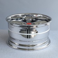عجلات SW Forged VSKF مكونة من قطعتين/ثلاث قطع مقاس 17 و18 و19 و20 بوصة، جنوط مصقولة ثلاثية الكروم عميقة الحواف 5x114.3 5x120 VS-KF لسيارات الركاب