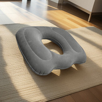 Coussin de beignet gonflable portable siège voiture utilisation bout à bout hémorroïde oreiller chaise oreillers lombaires et coussins de siège pour soulager la pression