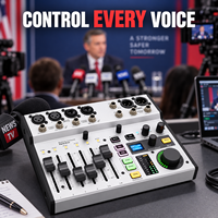 Console de mixage audio numérique professionnelle Bluetooth pour performances live, studio d'enregistrement, DJ et système de sonorisation de conférence