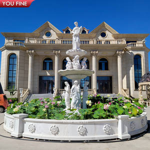 सरल डिजाइन तीन परत प्राकृतिक आउटडोर ग्रेनाइट पानी के फव्वारे - Product Image 2