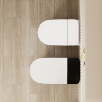 S042 DZOZO Toilette intelligente avec bidet, contrôle par application, télécommande, siège chauffant, céramique, automatique, à poser au sol, allongée