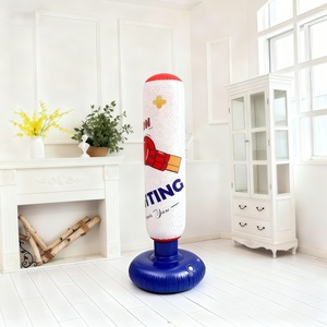 Sac de frappe gonflable WOW Boxing Post 1,6 m pour entraînement à domicile et soulagement du stress - Product Image 2