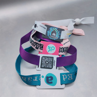 Bracelet NFC avec puce de paiement 424 DNA RFID pour paiement sans argent liquide et anti-contrefaçon lors de festivals de musique