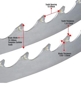 شفرات منشار Bahco M42 ثنائية المعدن 34 * من السلسلة ، ماكينة كربيد قوية للغاية لقطع المعادن - Product Image 5
