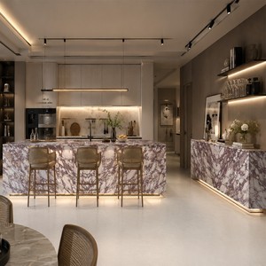 Pietra Sinterizzata Bvlgar Violet 1600*3200*12m per Decorazione d'Interni Commerciali e Pareti di Fondo - Product Image 2