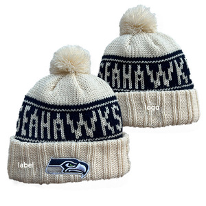 2025 Venta al por mayor <span class=keywords><strong>de</strong></span> fútbol americano Equipos Sombreros Gorro <span class=keywords><strong>de</strong></span> punto Venta caliente Seattle <span class=keywords><strong>Seahawks</strong></span> Equipos Sombreros <span class=keywords><strong>de</strong></span> invierno - Product Image 5