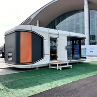 Capsule spatiale modulaire préfabriquée en acier sur mesure, super grande, insonorisée, pour usage bureautique ou hôtelier