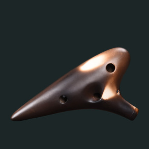 Ocarina de Cerámica Bisque de 12 Orificios, Instrumento Musical de Juguete para Fiestas, Cumpleaños, Navidad y Actuaciones - Product Image 4