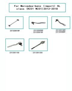 Système de direction automatique avant gauche/droite barre stabilisatrice lien pour Mercedes Benz SL classe R231 W233 2313201089 2313200889 - Product Image 4