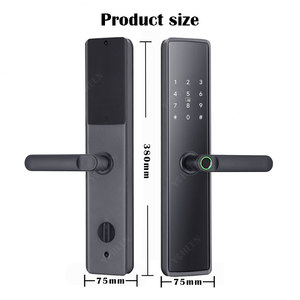 Tuya wifi hoặc ttlock BLE App Thông Minh Kỹ thuật số khóa sinh trắc học không thấm nước vân tay mật khẩu Khóa cửa thẻ Keyless khóa điện tử - Product Image 6