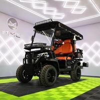 Voiture de golf électrique tout-terrain 4x4 homologuée CE MMC, batterie lithium 72V, 10KW, 5-6 places, 25MPH, autonomie 70-90km