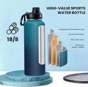 Wholesale Large Capacity Stainless Steel <b>Water</b> <b>Bottle</b> Wide Mouth Double Wall Stainless Steel Sport <b>Water</b> <b>Bottle</b> with Custom logo - Product Image 5