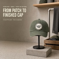 Patch PVC personnalisé pour chapeau, patch PVC 3D imperméable de haute qualité avec logo personnalisé