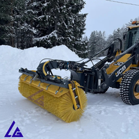 Balai de balayeuse à neige personnalisable, pelle, balai rotatif monté, garantie de 18 mois