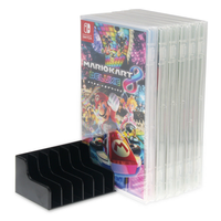 2 pièces/ensemble pour Playstation 4 PS4, support de rangement pour disques de jeu CD, accessoires pour PS4 Slim Pro, support de disque de jeu