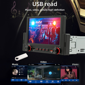 เครื่องเล่<span class=keywords><strong>น</strong></span> MP5 ในรถยนต์ขนาด 6.2 <span class=keywords><strong>น</strong></span>ิ้ว 1 DIN รองรับ Wireless CarPlay และ Android Auto หน้า<span class=keywords><strong>จอ</strong></span>สัมผัส HD ความละเอียด 1024x600 พร้อมพอร์ต USB 3 ช่อง วิทยุ RDS FM รองรับ Mirror Link สเตอริโอ - Product Image 4