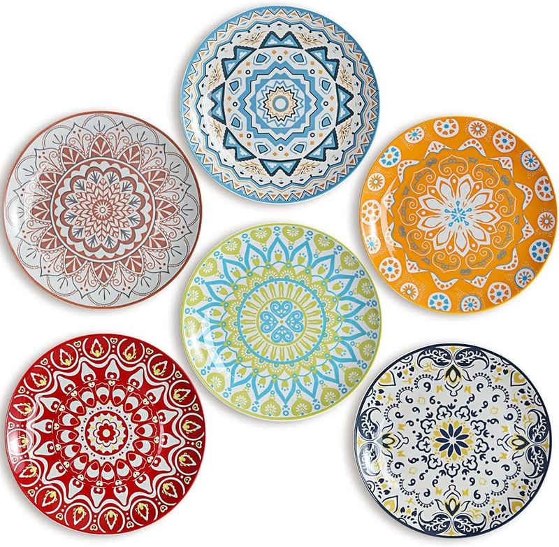 Turkish Style Hand Painted Flower Decorative