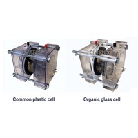 Appareil de test de perméabilité aux ions chlorure numériques LCD rapide pour béton, conforme ASTM, avec mesure du flux électrique