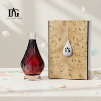 Boîte cadeau à vin double porte personnalisée de haute qualité avec gaufrage, fermeture magnétique, en matériau recyclable pour deux bouteilles et spiritueux
