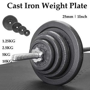 Disco de Pesas de <span class=keywords><strong>Hierro</strong></span> <span class=keywords><strong>Fundido</strong></span> de 1 Pulgada/25 mm para Barra, para Gimnasio/Entrenamiento en Casa, Disco de Levantamiento de Pesas Resistente, Personalizado, Venta al Por Mayor - Product Image 1