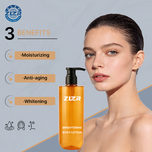 Lotion corporelle éclaircissante et apaisante ZLZR au curcuma, vitamine C et rétinol, anti-acné, pour femmes, parfum orange, 300 ml, matin - Product Image 1