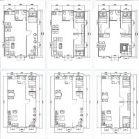 Maison préfabriquée extensible à double aile, étanche, et cabine conteneur pour usage hôtelier, bureau et appartement