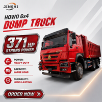Camion benne basculante d'occasion Sinotruk Howo 6X4, 420 ch, norme Euro 2, capacité de charge 10-15T, prix attractif Shandong Golden à vendre