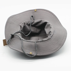 Nouvel Arrivage Chapeau de Soleil Rétro Gris Anti-UV pour Randonnée, Style Cowboy et Pêcheur, Idéal Voyage et Pêche - Product Image 2