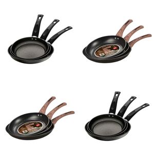 Juego de Sartenes <span class=keywords><strong>Samba</strong></span> <span class=keywords><strong>Classic</strong></span> de Acero al Carbono (5 Piezas) 22+24+28cm para Gas e Inducción Incluye Espátula de Nailon y Destornillador - Product Image 5