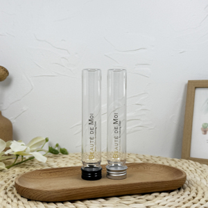 Tubos de ensayo de plástico transparente PET de 40ml, 50ml, 60ml con embalaje de tapón de rosca de aluminio - Product Image 5