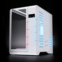 Zeromaster Gaming PC Case Tempered Glass Computer Chassis with Temperature Display Support 360mm Liquid Cooling ATX Case OEM ODM