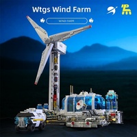 Kit de construction de centrale éolienne, blocs de construction STEM, kit éducatif créatif et amusant, modèle scientifique, jouet pour enfants