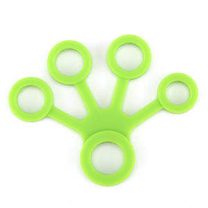 Silikon <span class=keywords><strong>Finger</strong></span> Trainer Exerciser Ring Mini <span class=keywords><strong>Finger</strong></span> Extension Übung Flexibler Stretching Ring - Product Image 2