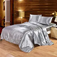 ชุดเครื่องนอนผ้าปูที่นอนผ้าไหมซาตินครบชุด,ผ้าปูที่นอนบ้านและโรงแรมให้ความอบอุ่น