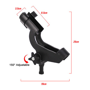 WEIHE – support de canne à pêche rotatif réglable en plastique, 3 supports de montage pour bateau, canoë, Kit de montage pour rames, support de canne latérale pour Kayak - Product Image 5