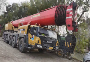 Grúa sobre Camión Sany 2021 de 160 Toneladas Modelo STC1600T8 con Pluma de 8 Secciones, Motor, Caja de Cambios, PLC y Componentes Centrales del Motor - Product Image 4