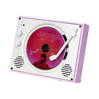 Accueil Dj Hifi Cassette À Distance 2000mAh Sans Fil DCD VCD Tourne-Disque Affichage Rotatif Portable Rétro Usb Externe Lecteur Cd